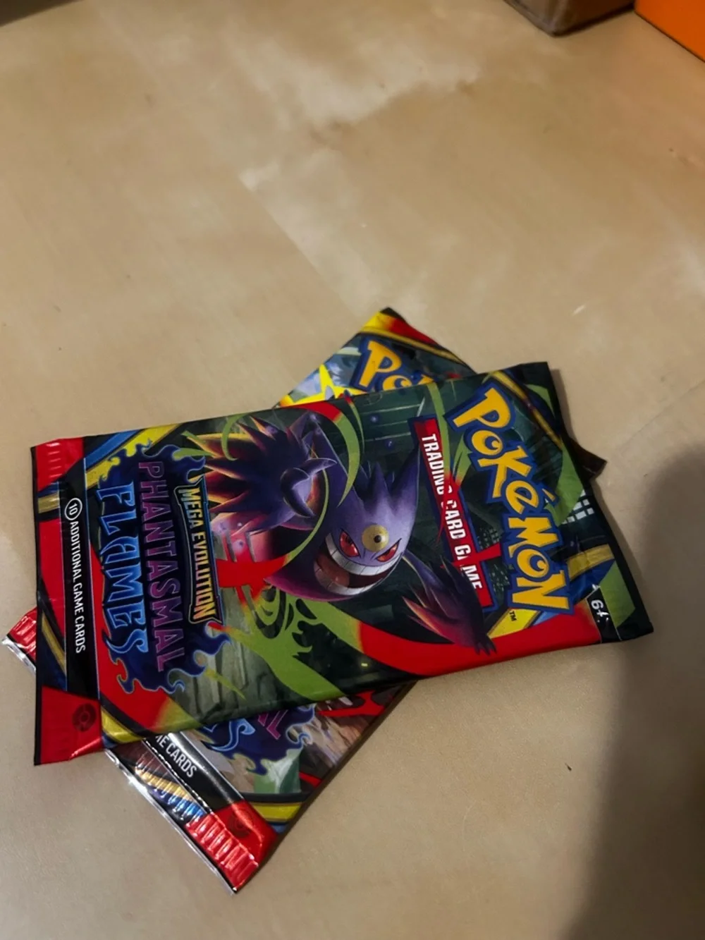 Pokemon Phantasmal Flames Booster Packs - Red, Yellow, Blue,‎ Green Accents